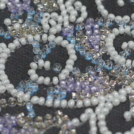 DIY Bead Embroidery Kit "Lace ball"  5.9"x5.9" / 15.0x15.0 cm