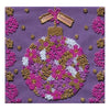 DIY Bead Embroidery Kit "Flower ball"  5.9"x5.9" / 15.0x15.0 cm