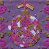 DIY Bead Embroidery Kit "Flower ball"  5.9"x5.9" / 15.0x15.0 cm