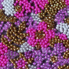 DIY Bead Embroidery Kit "Flower ball"  5.9"x5.9" / 15.0x15.0 cm