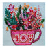 DIY Bead Embroidery Kit "Festive tea party"  5.9"x5.9" / 15.0x15.0 cm