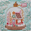 DIY Bead Embroidery Kit "Cheerful house"  5.9"x5.9" / 15.0x15.0 cm
