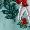 DIY Bead Embroidery Kit "Kitty in a scarf"  5.9"x5.9" / 15.0x15.0 cm