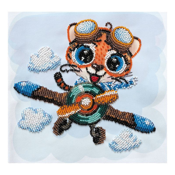 DIY Bead Embroidery Kit "With the wind!"