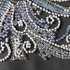 DIY Bead Embroidery Kit "Herringbone silver"