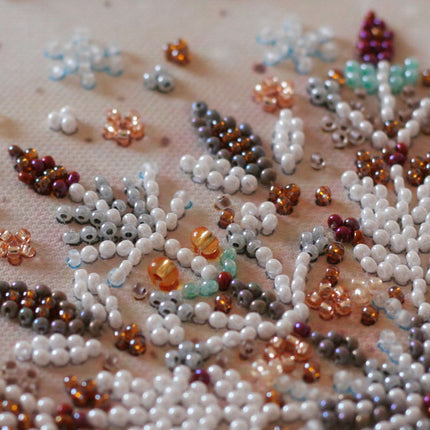 DIY Bead Embroidery Kit "Snowing"