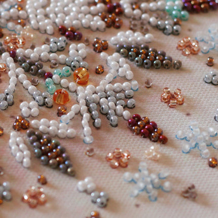 DIY Bead Embroidery Kit "Snowing"