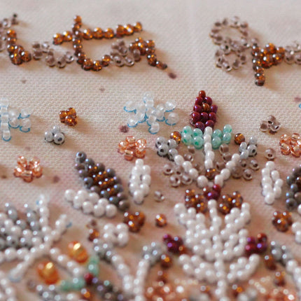 DIY Bead Embroidery Kit "Snowing"