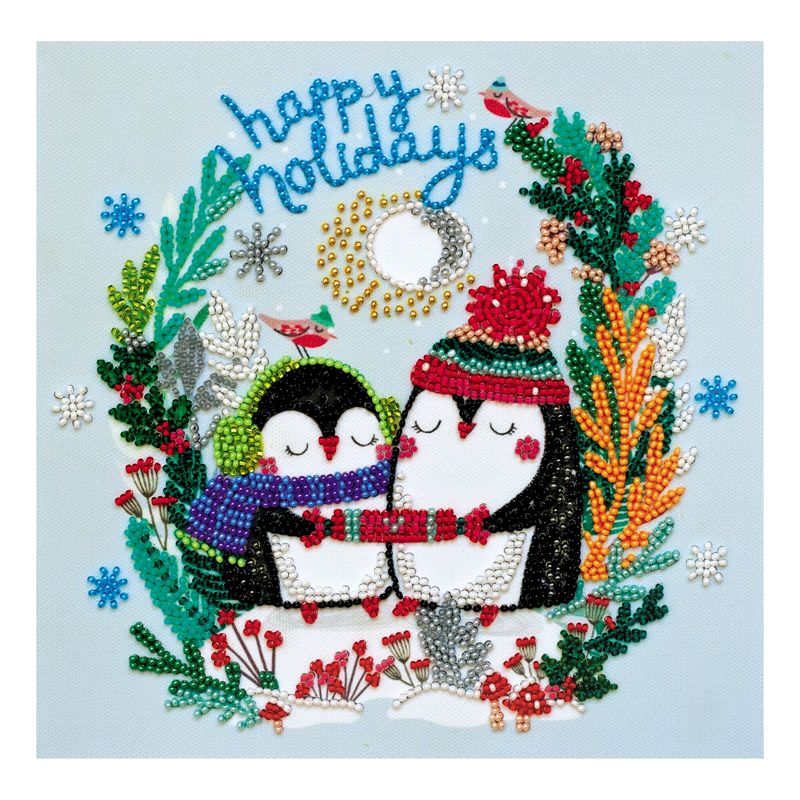 DIY Bead Embroidery Kit "Sweet winter"