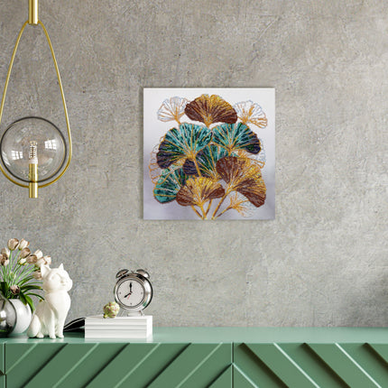 DIY Bead Embroidery Kit "Emerald branch"