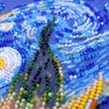 DIY Bead Embroidery Kit "Cypress moon"