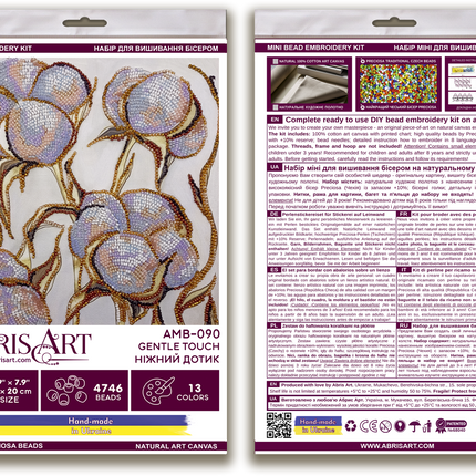 DIY Bead Embroidery Kit "Gentle touch"