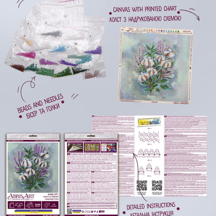 DIY Bead Embroidery Kit "Gentle dream"