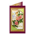 DIY Bead embroidery postcard kit 