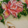 DIY Bead embroidery postcard kit "Happy Wedding – 1"