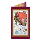 DIY Bead embroidery postcard kit 