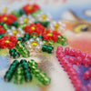 DIY Bead embroidery postcard kit "Congratulations – 5"