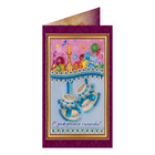 DIY Bead embroidery postcard kit 