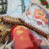 DIY Bead embroidery postcard kit "Goodies – 1"