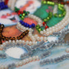 DIY Bead embroidery postcard kit "Funny Christmas – 1"
