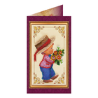 DIY Bead embroidery postcard kit 