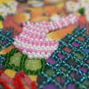 DIY Bead embroidery postcard kit "Dear Grandma – 1"