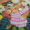 DIY Bead embroidery postcard kit "Dear Grandma – 1"