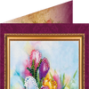 DIY Bead embroidery postcard kit "Happy 8th of March (Women's Day) – 3"