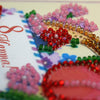 DIY Bead embroidery postcard kit "Happy 8th of March (Women's Day) – 4"
