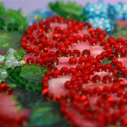 DIY Bead embroidery postcard kit "Happy 8th of March (Women's Day) – 5"