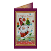 DIY Bead embroidery postcard kit "Happy New Year – 7"