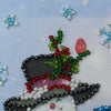 DIY Bead embroidery postcard kit "Happy New Year – 8"