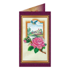 DIY Bead embroidery postcard kit 