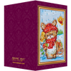 DIY Bead embroidery postcard kit "Happy New Year – 9"