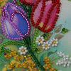 DIY Bead embroidery postcard kit "Happy 8th of March (Women's Day) – 9"