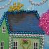 DIY Bead embroidery postcard kit "Happy housewarming – 1"
