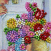 DIY Bead embroidery postcard kit "Dear Mama – 2"