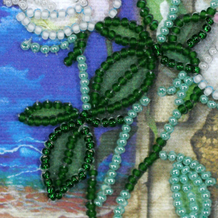 DIY Bead embroidery postcard kit "South night – 2"