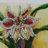 DIY Bead embroidery postcard kit "Flowers – 1"