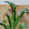 DIY Bead embroidery postcard kit "Flowers – 2"