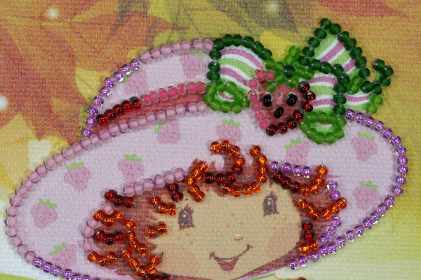 DIY Bead embroidery postcard kit 