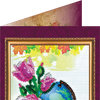 DIY Bead embroidery postcard kit "Best teacher – 2"