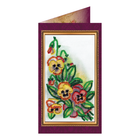 DIY Bead embroidery postcard kit 