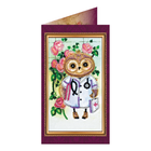 DIY Bead embroidery postcard kit 