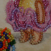 DIY Bead embroidery postcard kit "Teddy bear - 5"