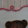 DIY Bead embroidery postcard kit "Teddy bear - 6"