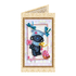 DIY Bead embroidery postcard kit "Teddy bear and dragonfly"