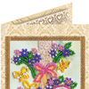 DIY Bead embroidery postcard kit "Happy Wedding – 4"