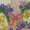 DIY Bead embroidery postcard kit "Happy Wedding – 4"