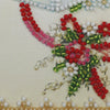 DIY Bead embroidery postcard kit "Happy Wedding – 7"